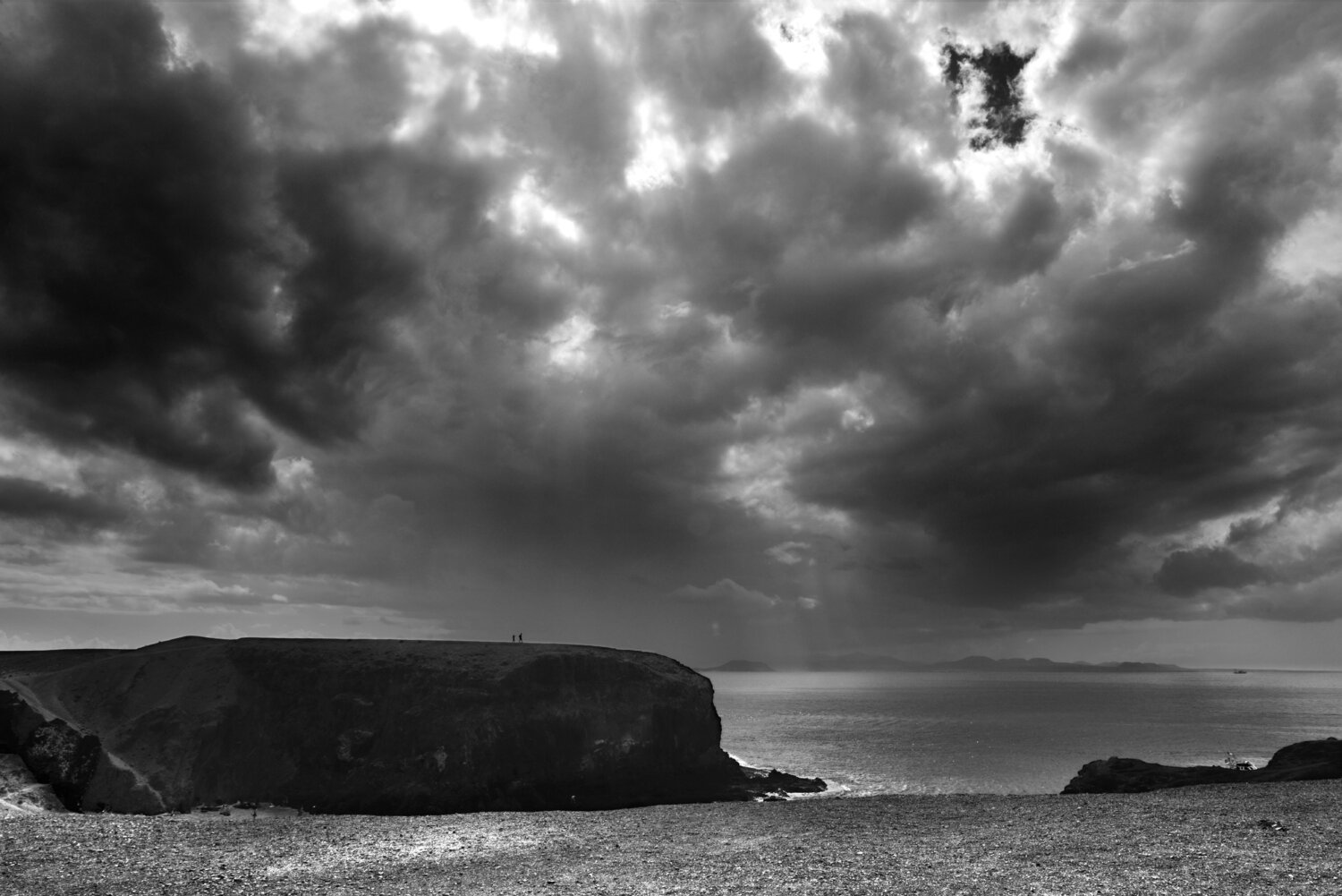Solitaires à Papagayo 2 GERARD DI LUCCIO Fotografia in vendita