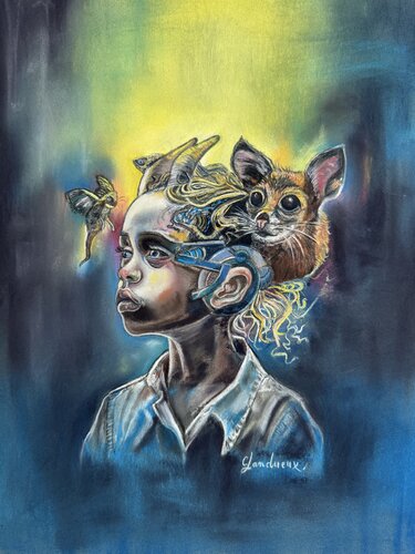 Children of the Unseen II von carine landrieux, Zeichnungen kaufen auf Singulart
