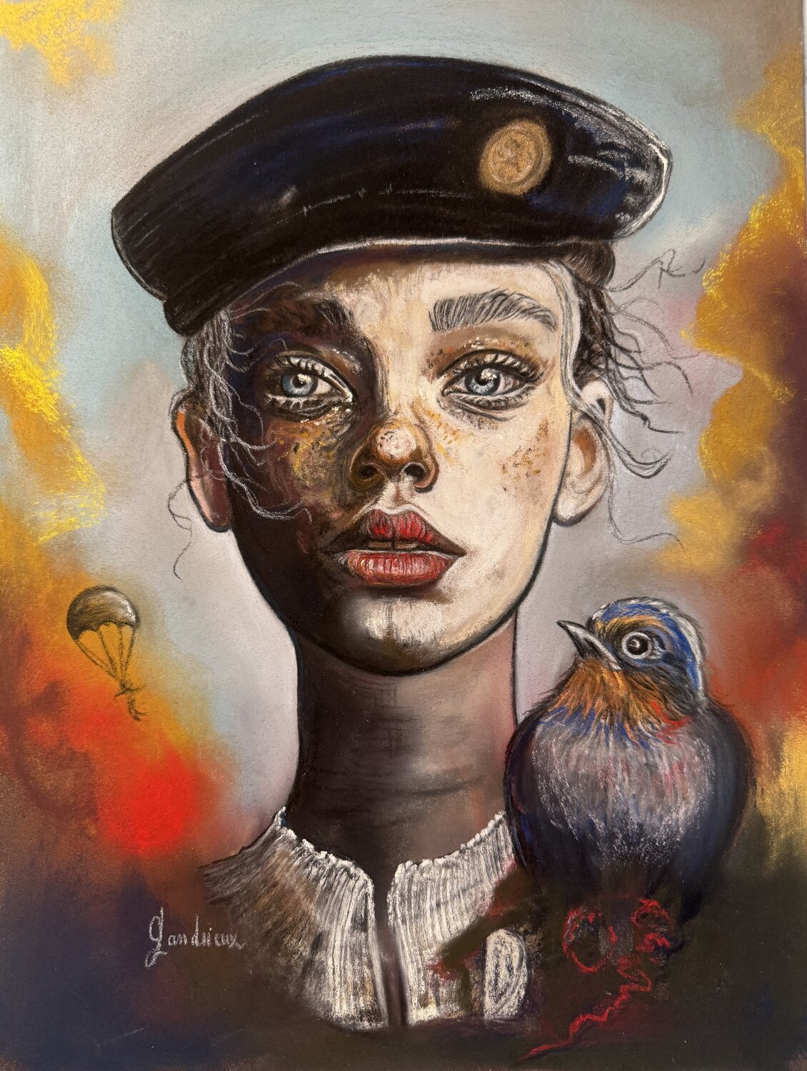 Between Ashes and Sky - Between ruin and rebirth carine landrieux Other Media for sale