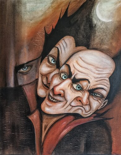 Faces par Edo Hessegatti, Peinture en vente sur Singulart