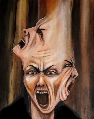 Shout par Edo Hessegatti, Peinture en vente sur Singulart