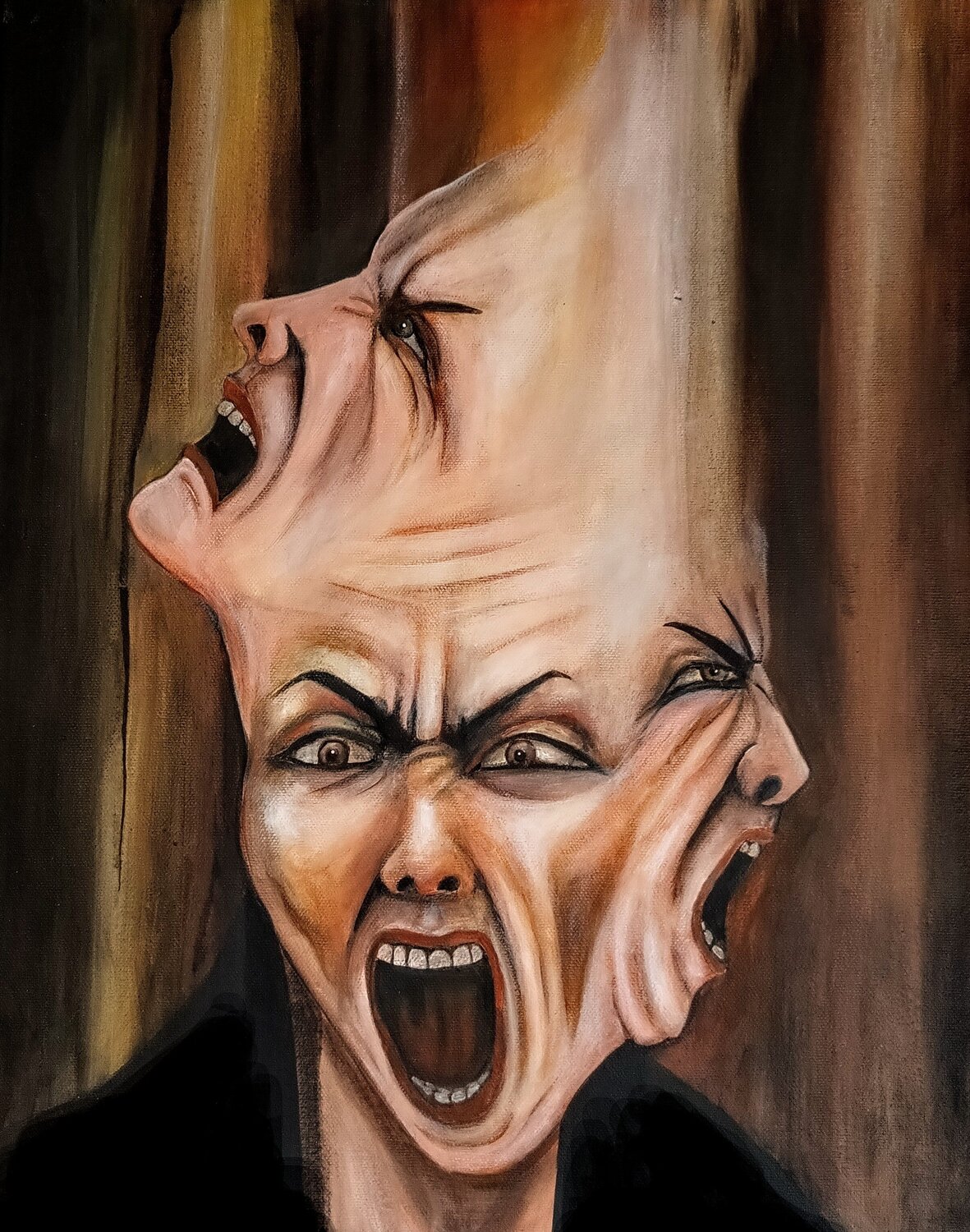 Shout Edo Hessegatti Peinture originale à vendre