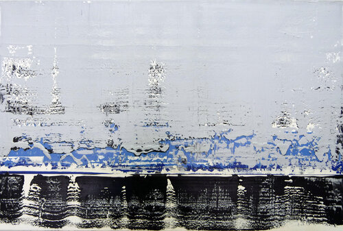 Grande Lisière 2 60x90 2015 by Yves Hasselmann, Painting for Sale on Singulart
