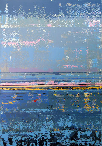 Horizons #13 100x70 2023 by Yves Hasselmann, Painting for Sale on Singulart