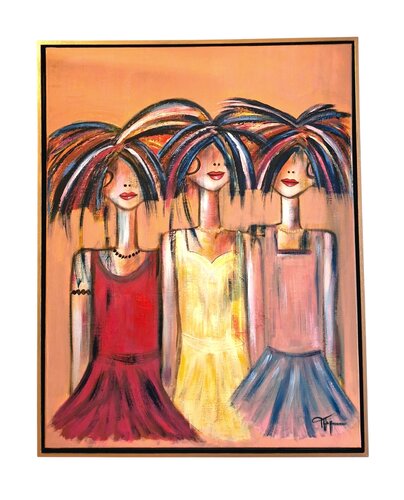 Poppedijnen Pinky de Thelma Hopman, Pintura a la venta en Singulart