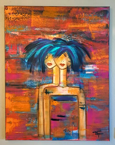 Two sisters de Thelma Hopman, Pintura a la venta en Singulart
