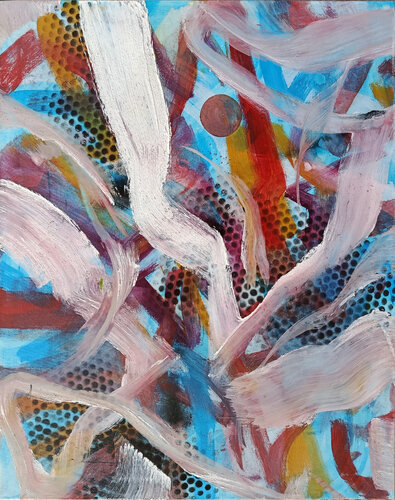 Trazos blancos de Rafael Cerdá, Pintura a la venta en Singulart