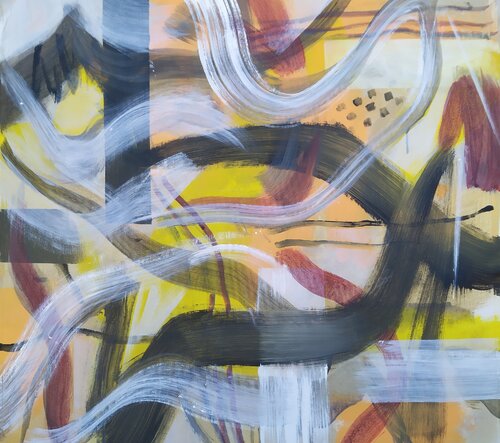 Trazos blancos by Rafael Cerdá, Painting for Sale on Singulart