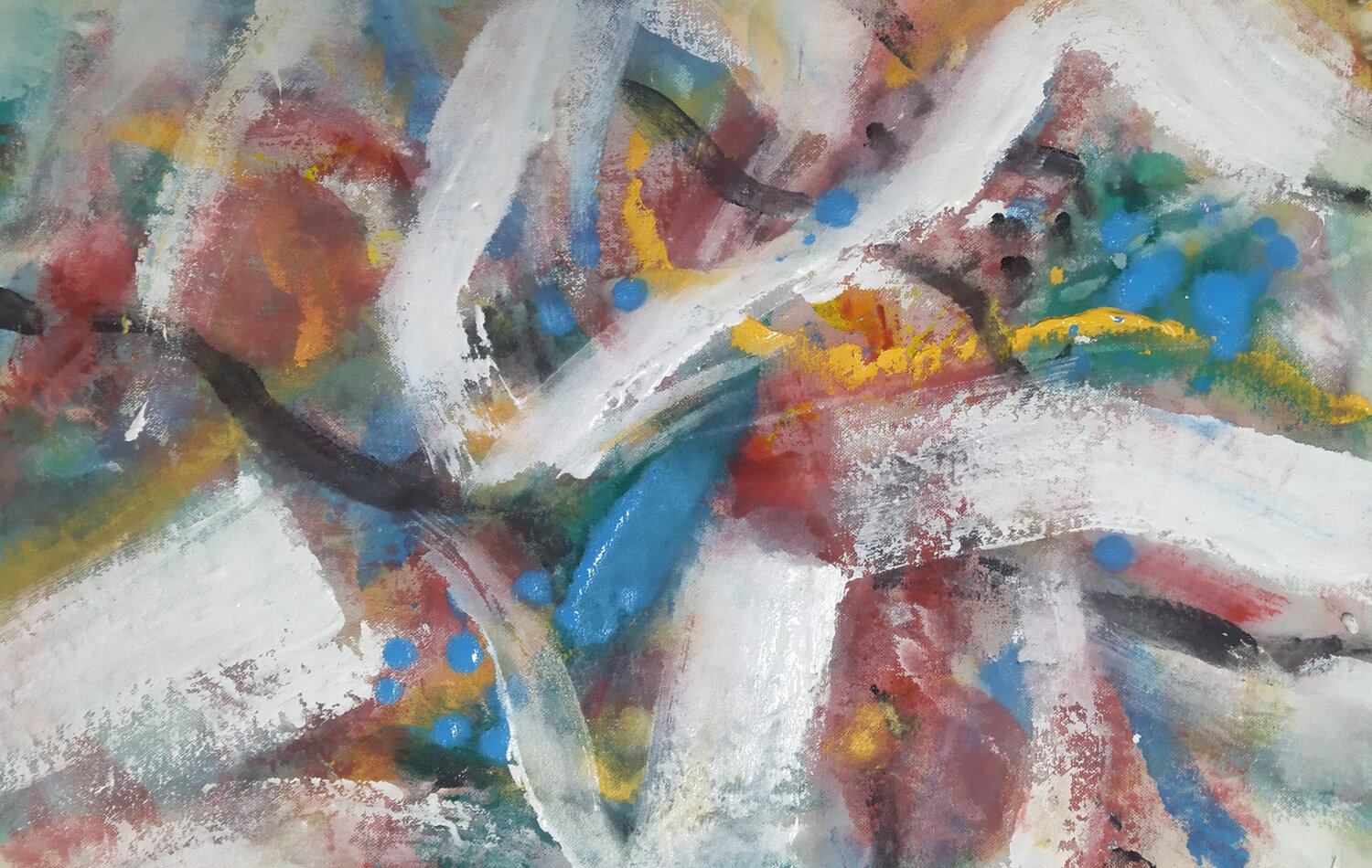 Trazos blancos Rafael Cerdá Original painting for sale