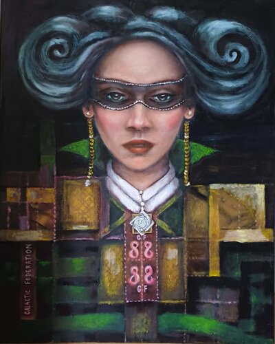 Transmission to Gaia by Anna Brańska, Painting for Sale on Singulart