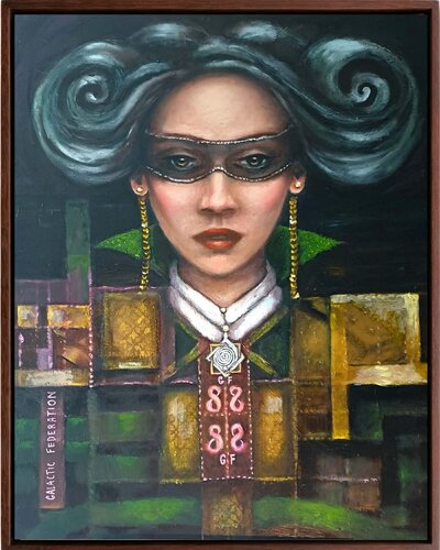 Transmission to Gaia by Anna Brańska, Painting for Sale on Singulart