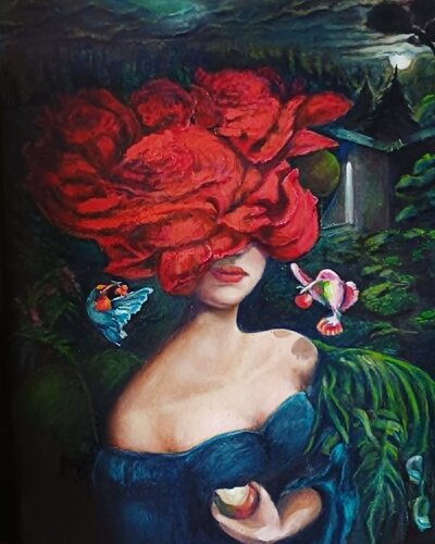 Garden of Secrets, Women Series p.6 by Anna Brańska, Painting for Sale on Singulart