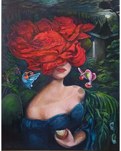 Garden of Secrets, Women Series p.6 by Anna Brańska, 絵画 for Sale on Singulart