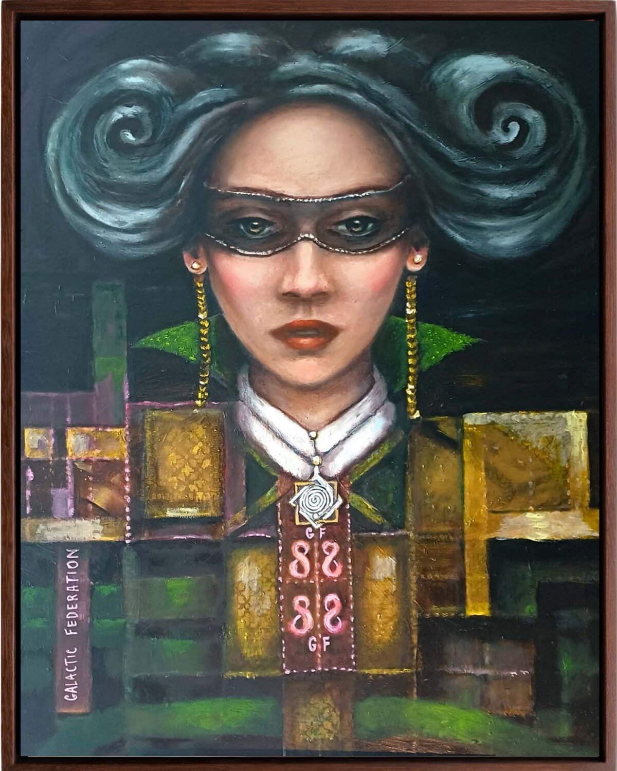 Transmission to Gaia Anna Brańska Original painting for sale