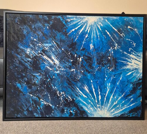 Midnight Supernova by Nima Kanji, 絵画 for Sale on Singulart