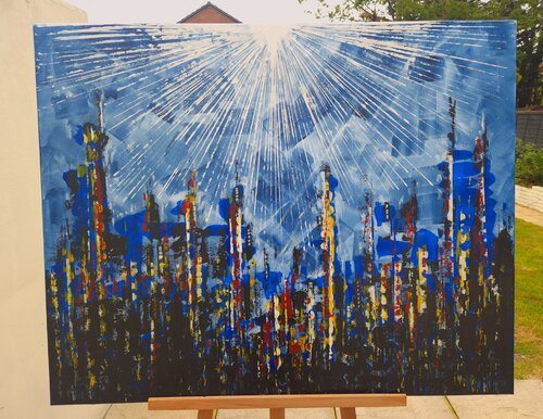 Urban Illumination by Nima Kanji, 絵画 for Sale on Singulart