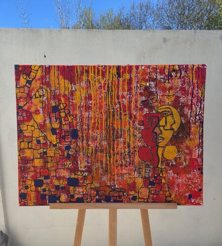 Divided Self de Nima Kanji, Pintura a la venta en Singulart