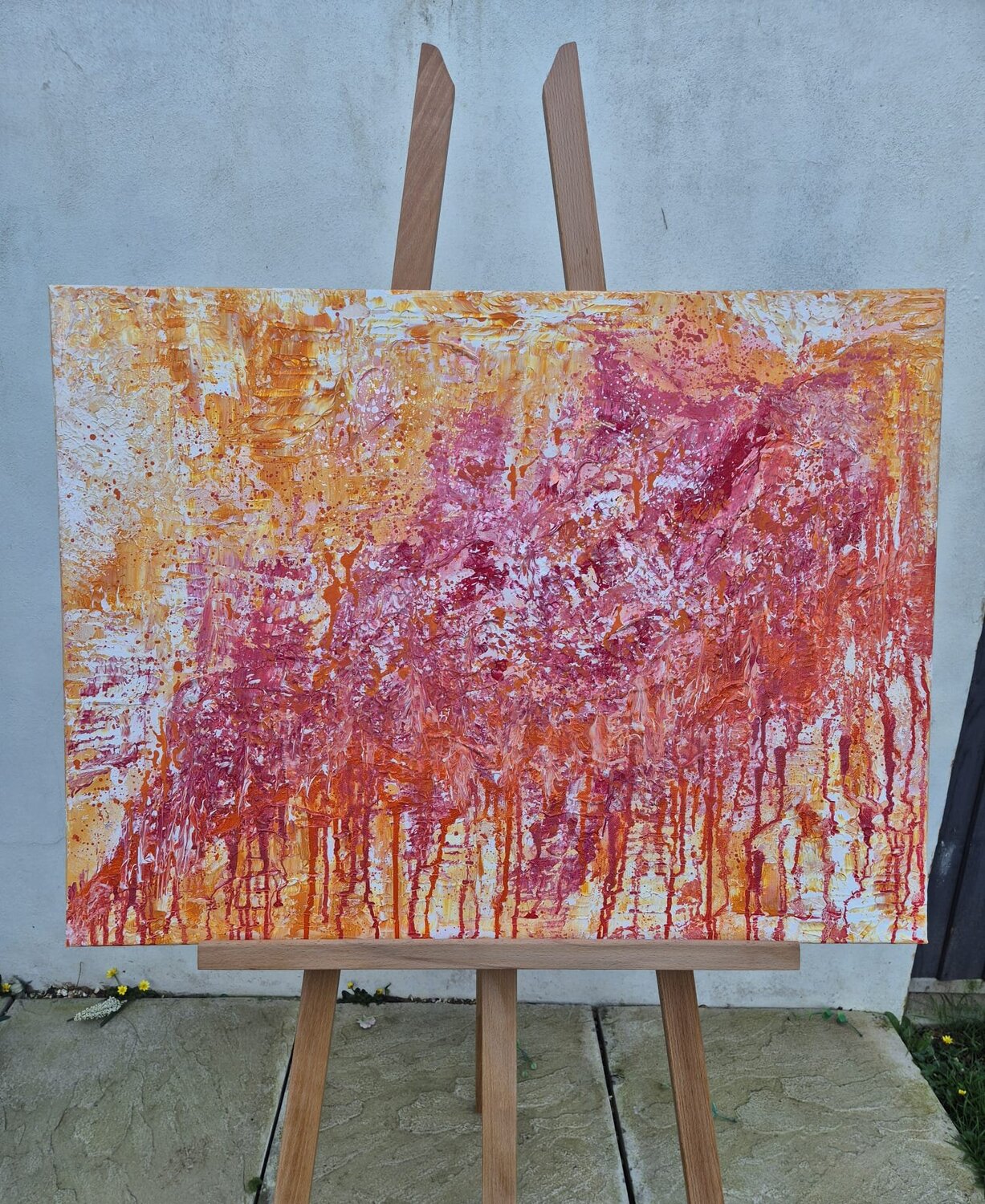 Bleeding Heat Nima Kanji Pintura original en venta