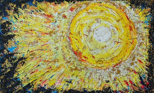 Luminara – Licht der Ewigkeit by Kathrin Richter, Painting for Sale on Singulart