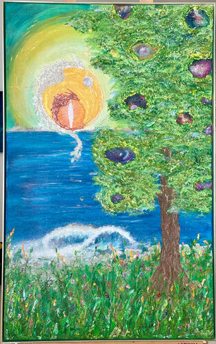 SOLUNARIS – DIE HÜTER DES LICHTS by Kathrin Richter, 絵画 for Sale on Singulart