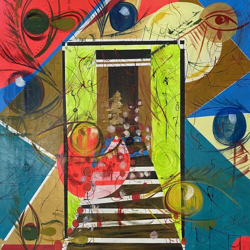 Serie Puentes de Rosana Mendes Lucas, Pintura a la venta en Singulart
