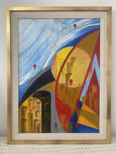 Serie Puentes van Rosana Mendes Lucas, Schilderij te koop op Singulart