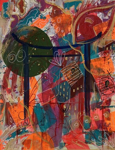 Serie Puentes par Rosana Mendes Lucas, Peinture en vente sur Singulart