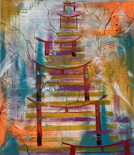 Serie puentes par Rosana Mendes Lucas, Peinture en vente sur Singulart