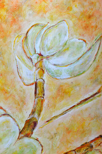 succulent 2 by Carmen Lindahl, Painting for Sale on Singulart