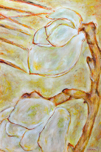succulent 1 by Carmen Lindahl, Painting for Sale on Singulart