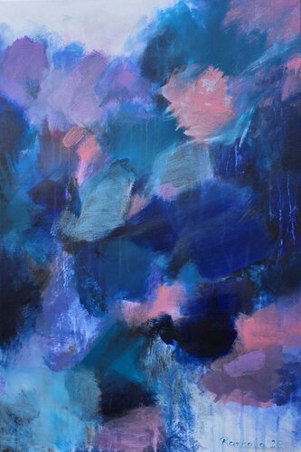 Morning Gathered Slowly par Monika Razkova, Peinture en vente sur Singulart