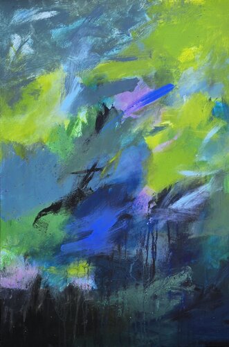 Slightly Mysterious de Monika Razkova, Pintura a la venta en Singulart