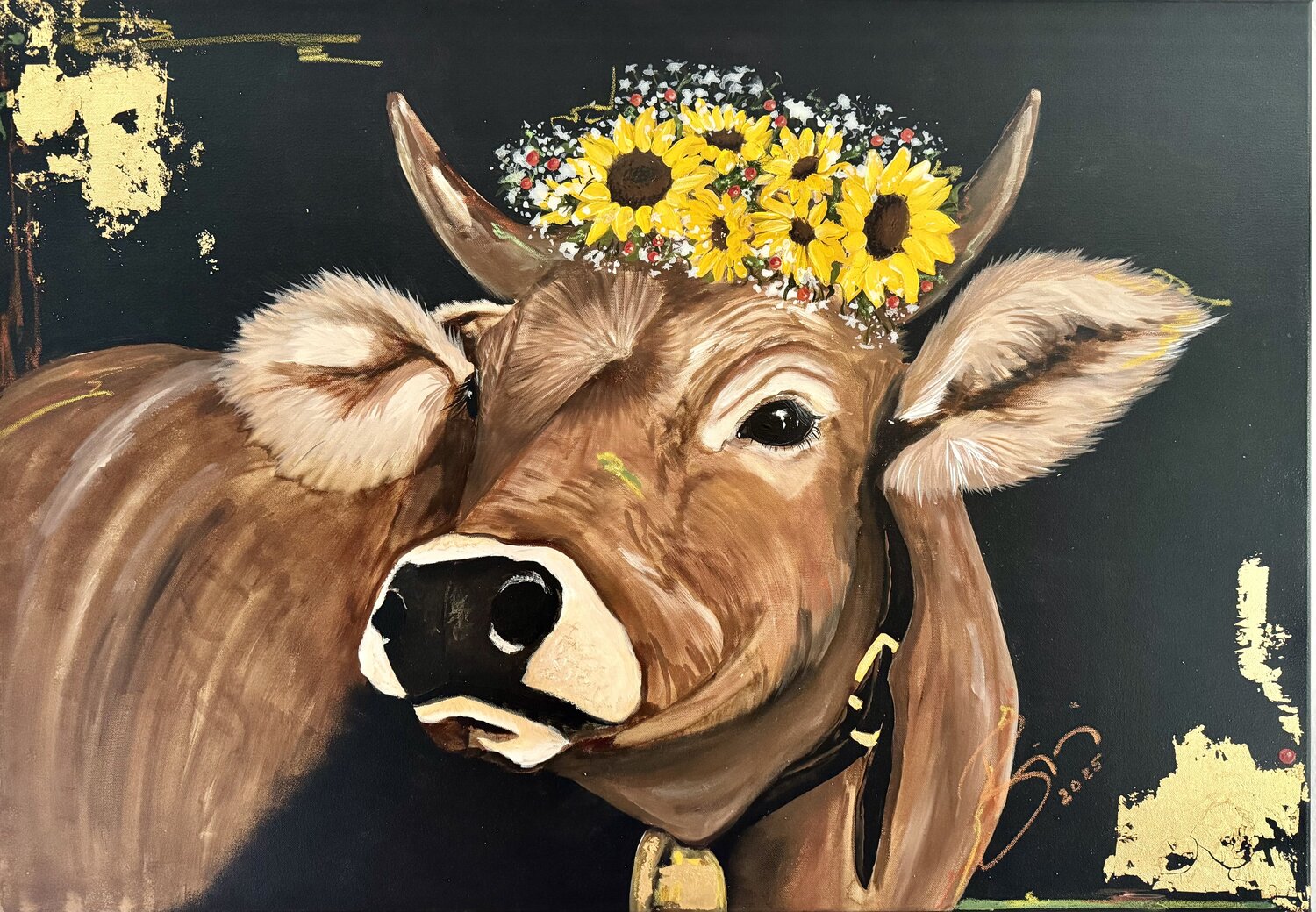 Alma Barbara Farbenrausch Original painting for sale