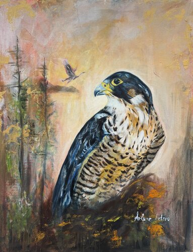 Held in Focus par Arlene Peters, Peinture en vente sur Singulart