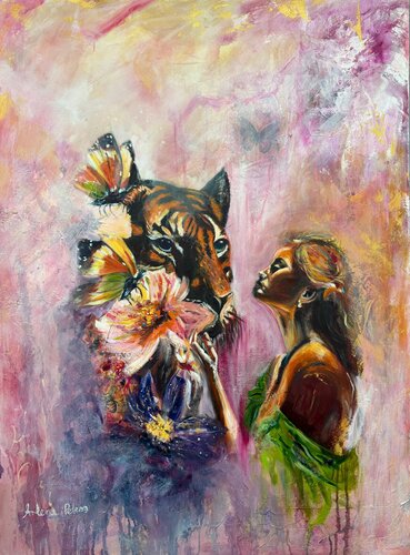 She Was Never Meant To Be Tamed by Arlene Peters, 絵画 for Sale on Singulart
