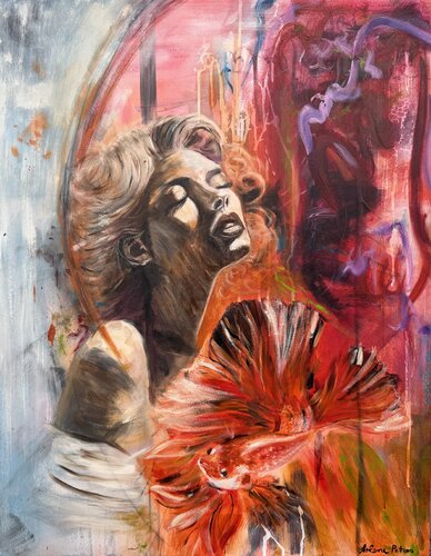 The Radiant Essence of Feminine Beauty by Arlene Peters, 絵画 for Sale on Singulart