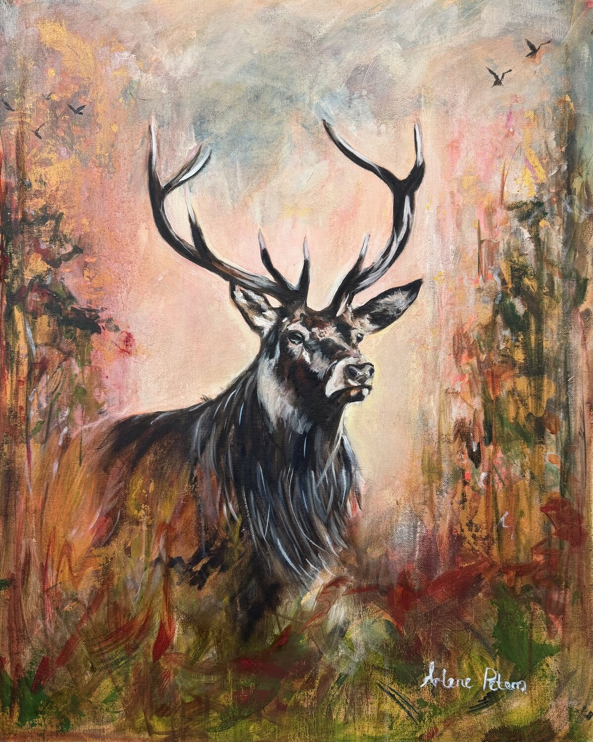Keeper of the Quiet Land Arlene Peters Origineel schilderij te koop