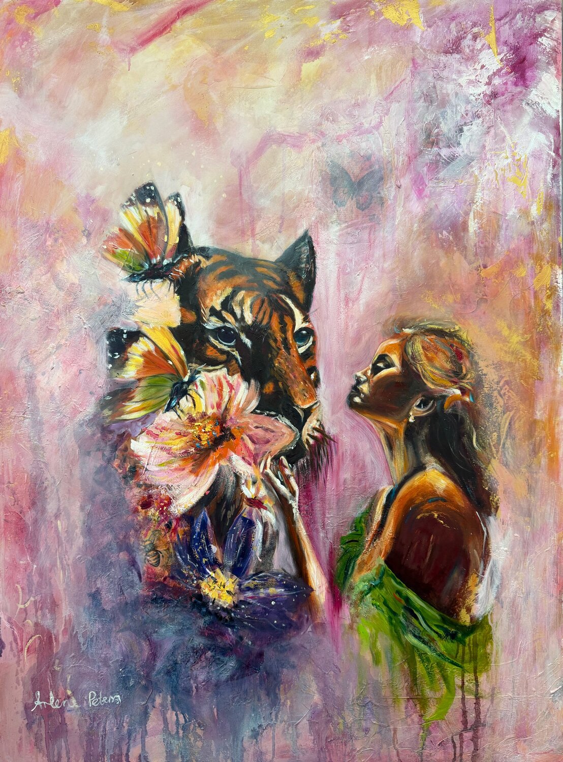 She Was Never Meant To Be Tamed Arlene Peters Originalgemälde zu verkaufen