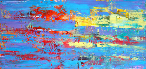 Information  |  Communication Cloud  |  Internet Style di Trayko Popov, Pittura in vendita su Singulart