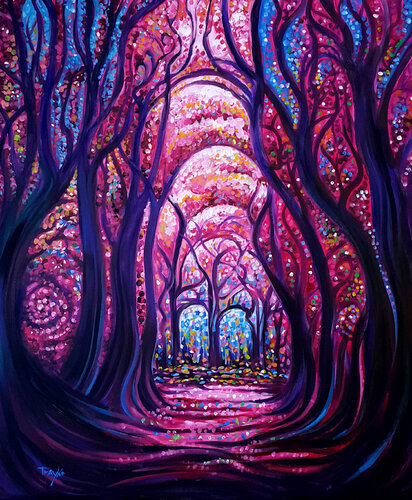 Morning in the Forest van Trayko Popov, Schilderij te koop op Singulart