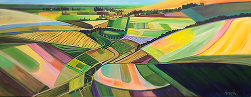 Countryside van Trayko Popov, Schilderij te koop op Singulart