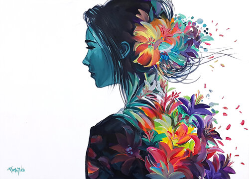 Flowers van Trayko Popov, Schilderij te koop op Singulart