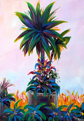 Big Plant van Trayko Popov, Schilderij te koop op Singulart