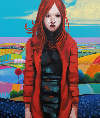 Make a Girl Fill Special van Trayko Popov, Schilderij te koop op Singulart