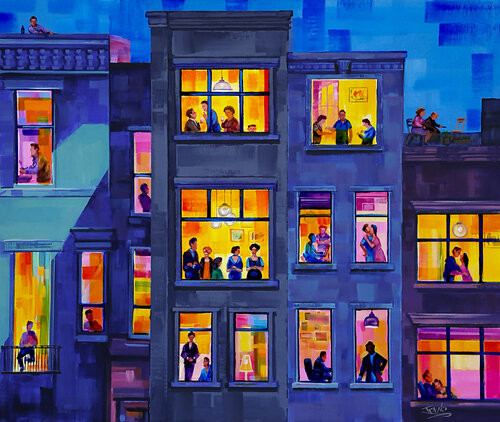 Saturday van Trayko Popov, Schilderij te koop op Singulart