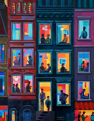 Evening van Trayko Popov, Schilderij te koop op Singulart
