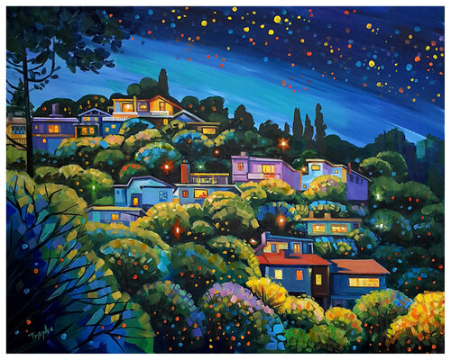 Tell me a story van Trayko Popov, Schilderij te koop op Singulart