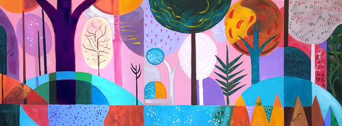 Dreamscape Forest van Trayko Popov, Schilderij te koop op Singulart