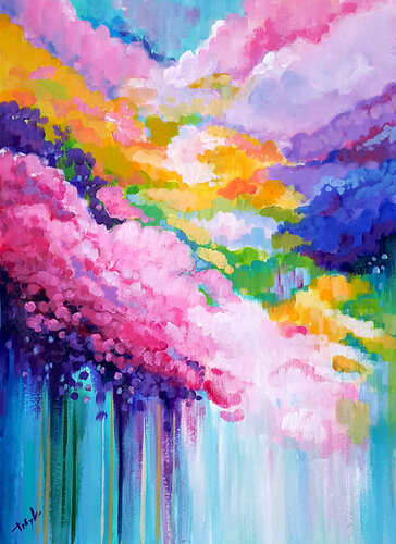 Vibrant Rhapsody van Trayko Popov, Schilderij te koop op Singulart