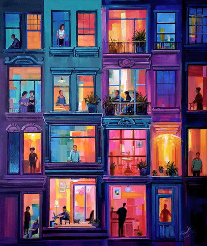 When the Day Is Gone van Trayko Popov, Schilderij te koop op Singulart